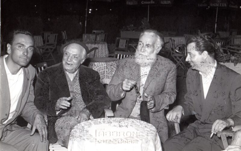 Enrico Pea con Carlo Carrà
