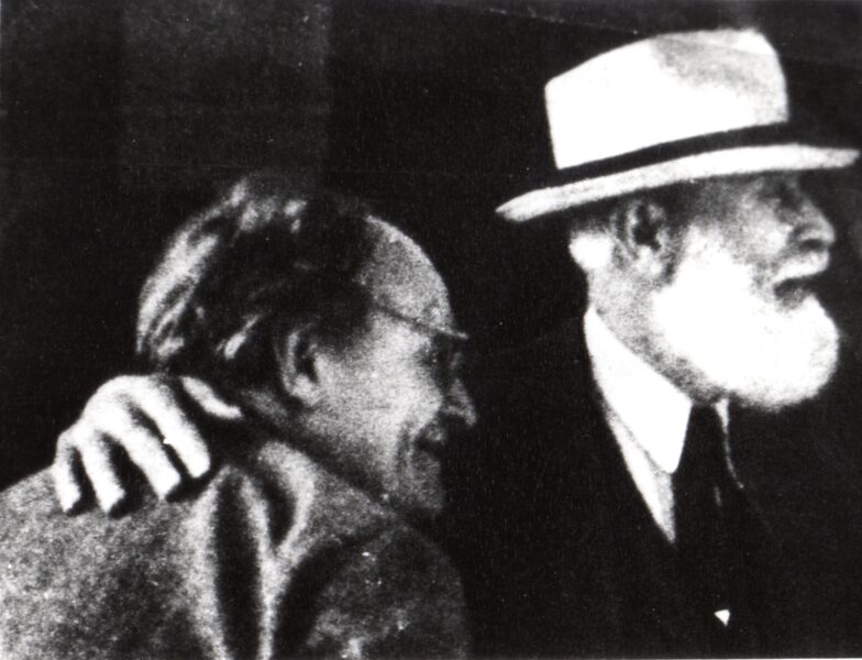 Enrico Pea con Giuseppe Ungaretti