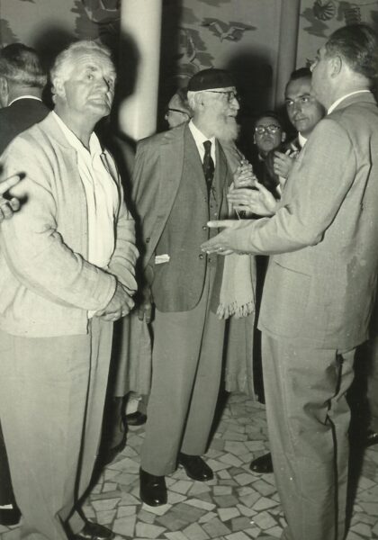 Enrico Pea e Leonida Repaci, 1952